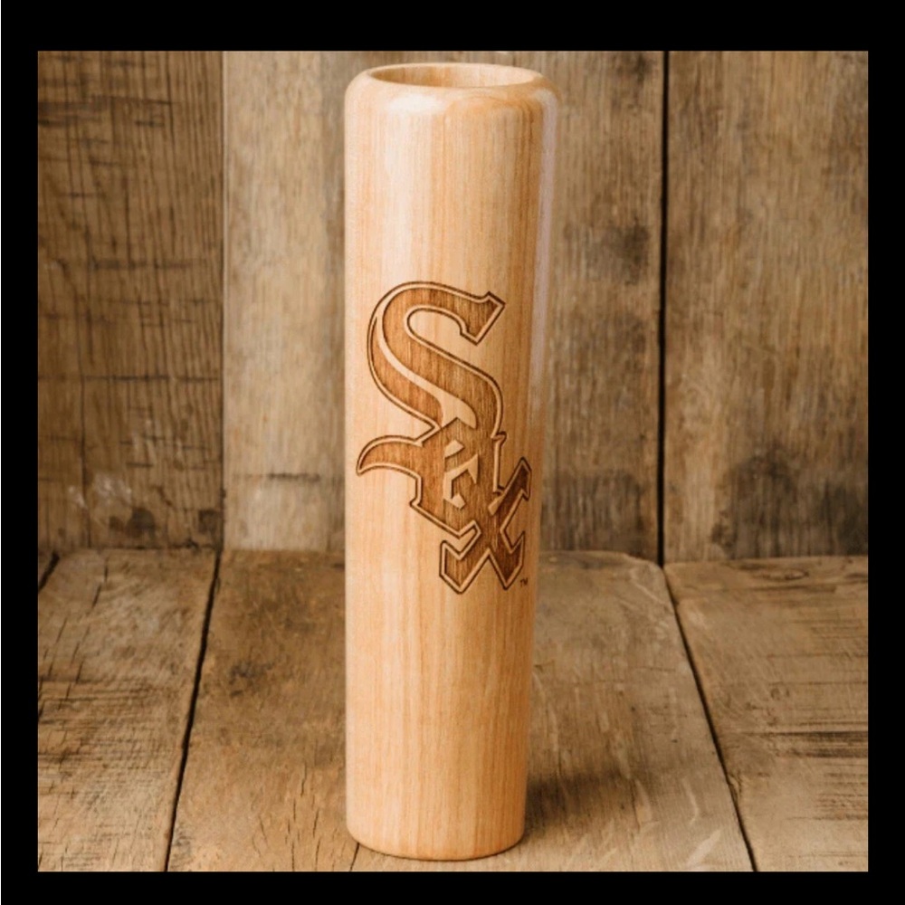 Chicago White Sox Dugout Baseball Bat pint glass mug Swig for the Fences